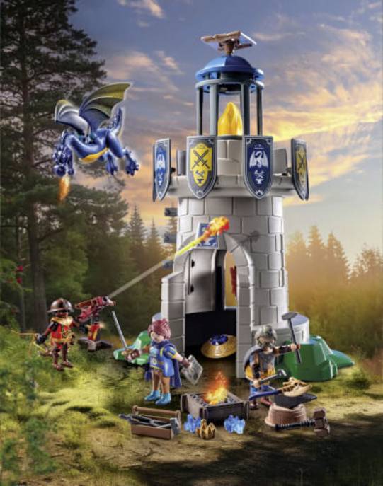 Playmobil Ritterturm Mit Schmied Und Drache