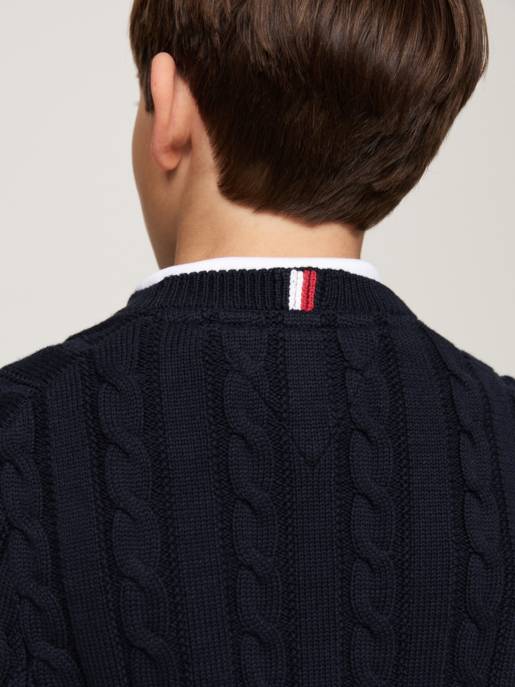 Tommy Hilfiger Pullover: ESSENTIAL REG CABLE SWEATER