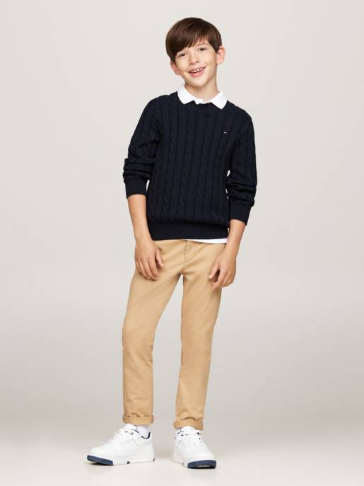 Tommy Hilfiger Pullover: ESSENTIAL REG CABLE SWEATER