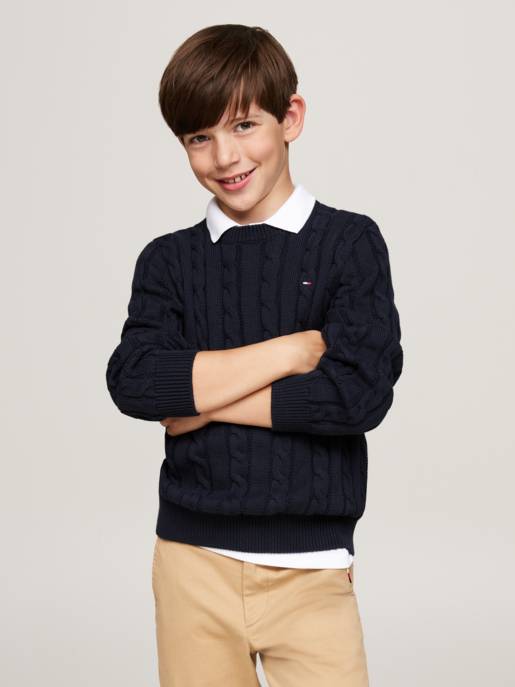 Tommy Hilfiger Pullover: ESSENTIAL REG CABLE SWEATER