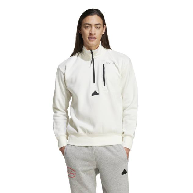 Adidas Sportswear Pullover "M CE FL HZ" - Sportlicher Pullover Mit Reißverschluss