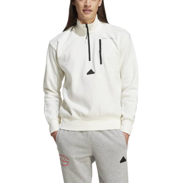 Adidas Sportswear Pullover "M CE FL HZ" - Sportlicher Pullover Mit Reißverschluss