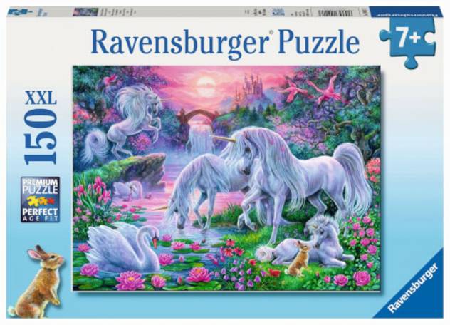 Einhorn Ravensburger 10021 Puzzle Einhörner im Abendrot 150 Teile
