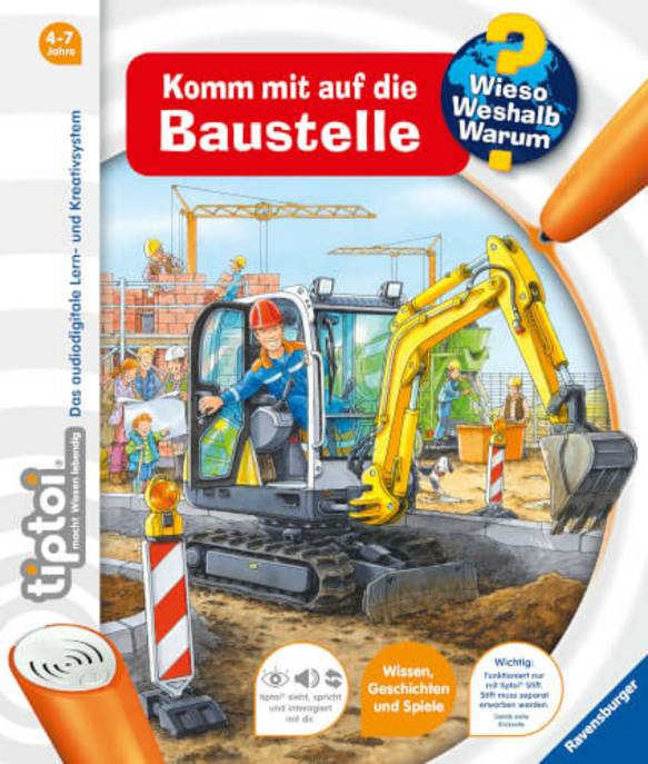 tiptoi Ravensburger 32916 tiptoi® Wieso? Weshalb? Warum? 15: Komm mit auf die Baustelle