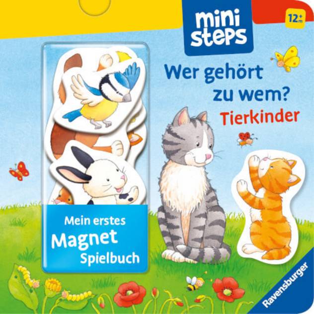 Ravensburger Magnetbuch: Tierkinder 12+