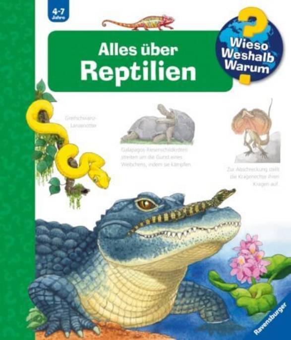 Ravensburger WWW64 Alles über Reptilien