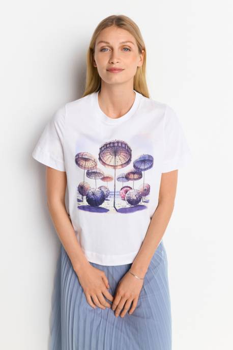 Rich&royal Easy Fit T-Shirt Parasol Organic