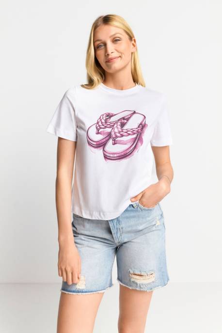 Rich&royal Elegant Fit T-Shirt Flip Flops Orga