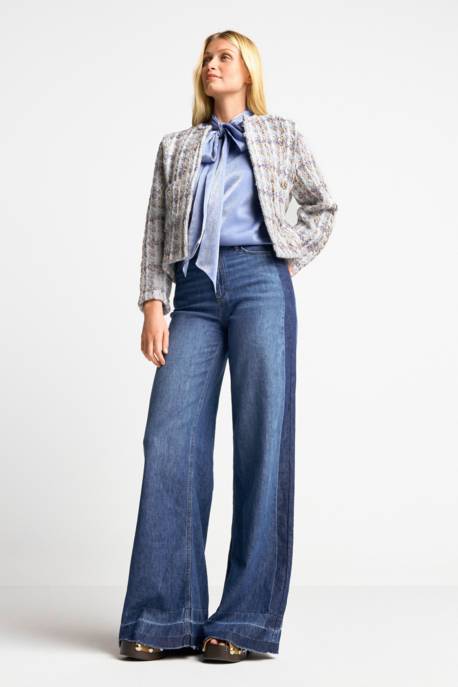 Rich&royal Marlene Denim Side Stripe