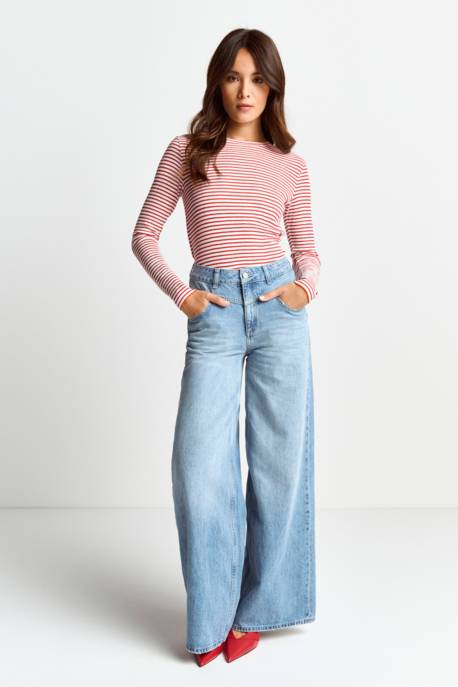 Rich&royal Organic Sparkle Longsleeve Striped