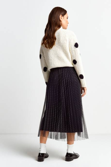 Rich&royal Printed Tulle Skirt