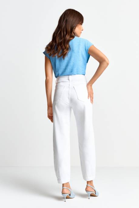 Rich&royal Slouchy White Denim Organic