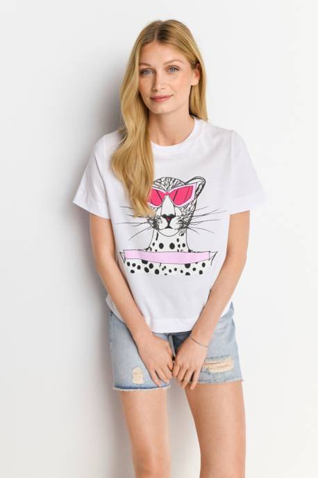 Rich&royal T-Shirt Leo Print Organic