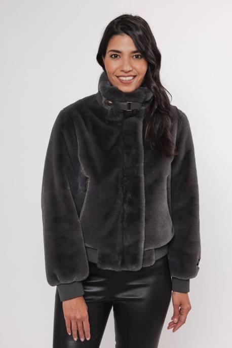 RINO & PELLE Short fake fur jacket