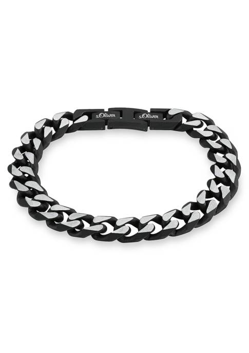 s. Oliver Herren-Armband, Panzerkette, Edelstahl