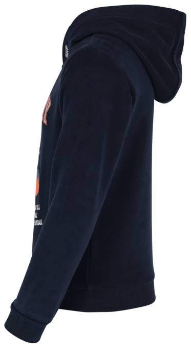 S. Oliver Kapuzen-Sweatshirt Mit Gummiertem Print