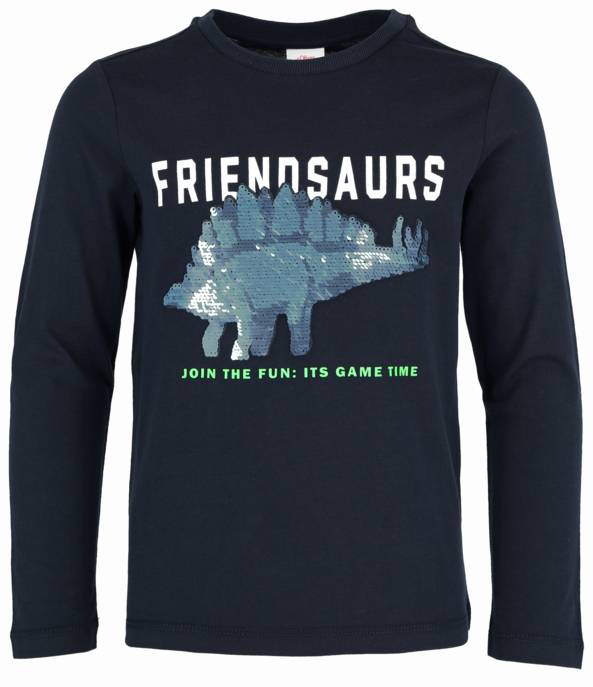 s. Oliver Langarmshirt mit Wendepailletten