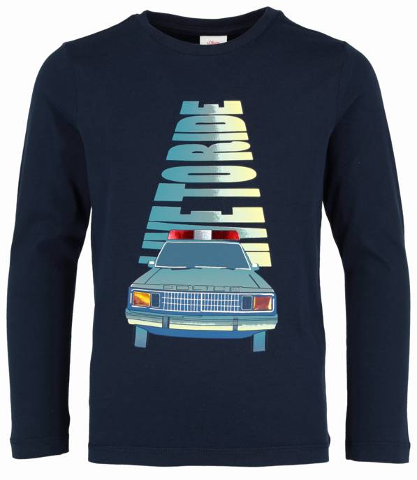 s. Oliver Longsleeve mit effektvollem Print