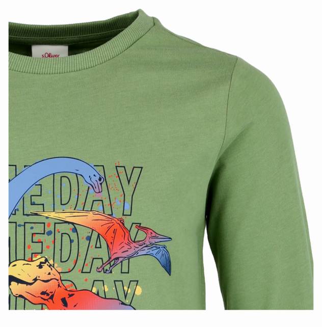 S. Oliver Longsleeve Mit Frontprint