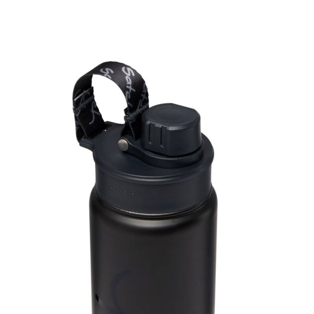 SATCH Edelstahl-Trinkflasche "Black Steel"
