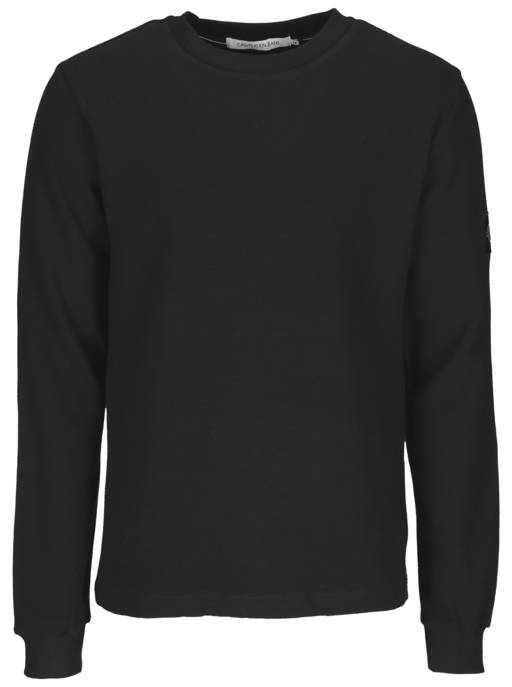 CALVIN KLEIN JEANS Schmales langärmliges Shirt mit Badge