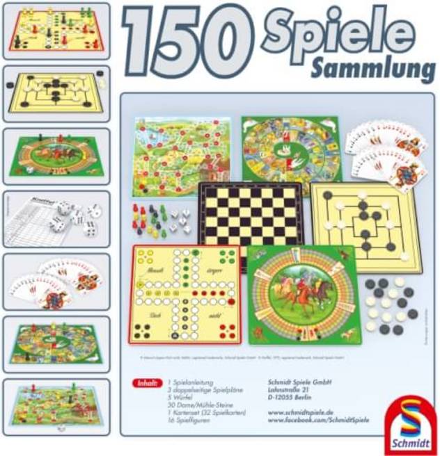 Schmidt Spiele 150er Spielesammlung Grün