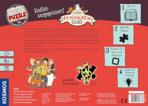 Kosmos Schule Der Magischen Tiere - Story Puzzle: Endlich Ausgegeistert!