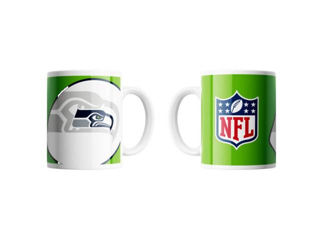 SEATTLE SEAHAWKS Seattle Seahawks Mug Shadow Logo & Shiel