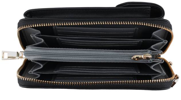 SEIDENFELT Crossbody-Geldbörse "Calla"