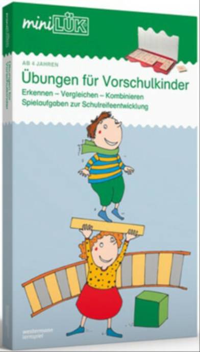 Lük Set - Übungen für Vorschulkinder, Set mit diversen Artikeln, von 4 - 6 Jahren