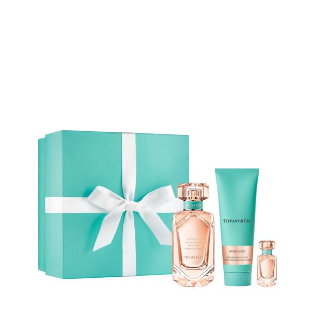 TIFFANY & CO. "Signature Rose Gold" Set EdP 75 ml + Bodylotion 75 ml + Mini 5 ml