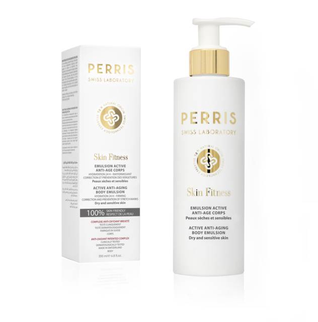 PERRIS SWISS LABORATORY "Skin Fitness" Active Anti-Aging Body Emulsion 200 ml