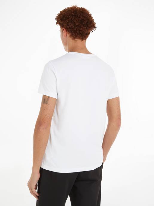CALVIN KLEIN Slim Fit T-Shirt Aus Stretch-Baumwolle