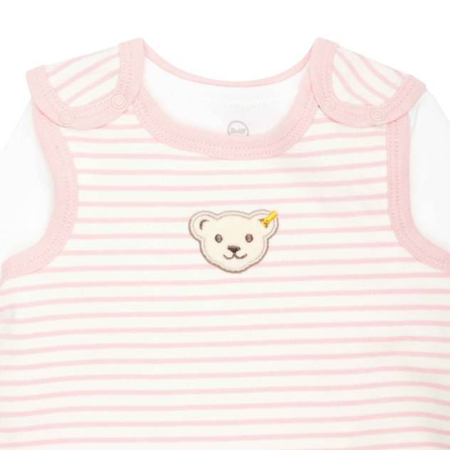 STEIFF Set Strampler + T-Shirt Langarm