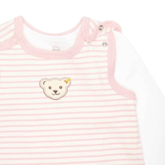 STEIFF Set Strampler + T-Shirt Langarm