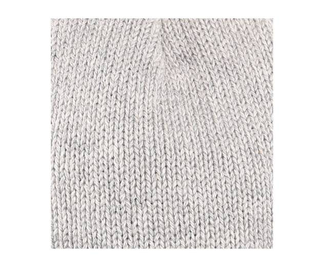 STERNTALER Strickmuetze, 542 Hellgrau Melang, 39