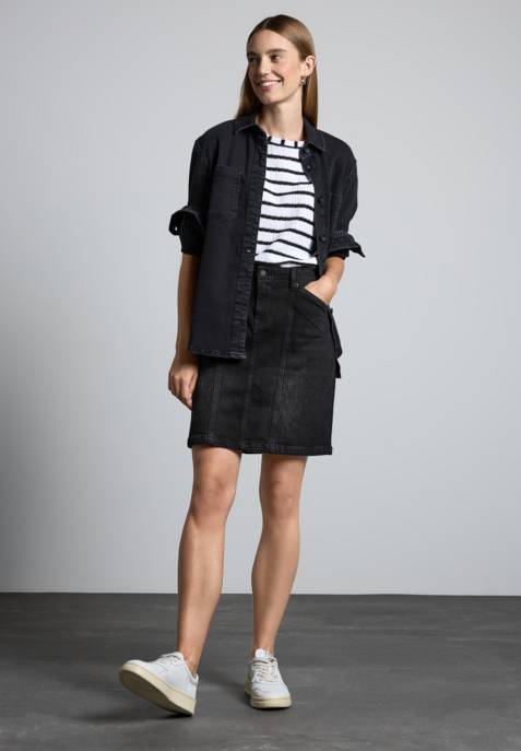 Street One Denim-Skirt