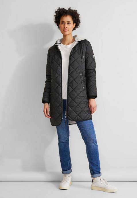 Street One Light Padded Coat W. Removable