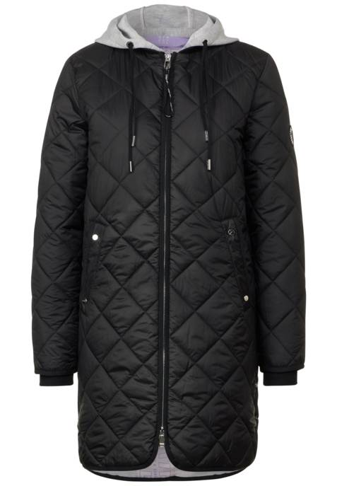 Street One Light Padded Coat w. removable