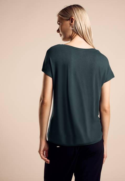 Street One LTD QR Shirt W.shiny Shoulder