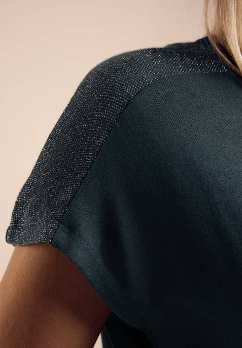 Street One LTD QR Shirt W.shiny Shoulder