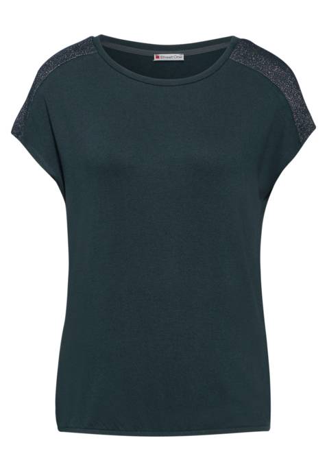 Street One LTD QR shirt w.shiny shoulder