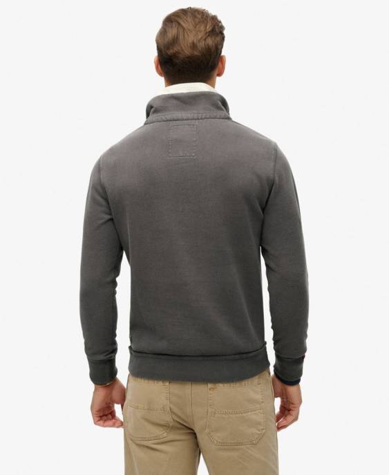 SUPERDRY Henley Sweatshirt "Vintage Athletic"