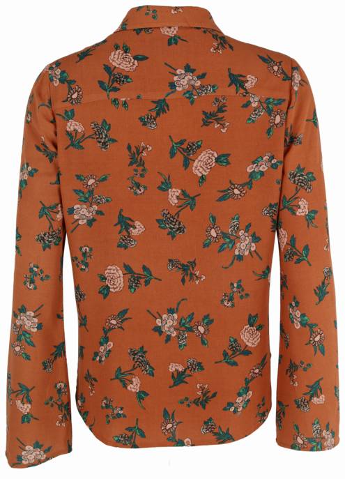 SUPERDRY Langarmhemd Mit Blumenmuster