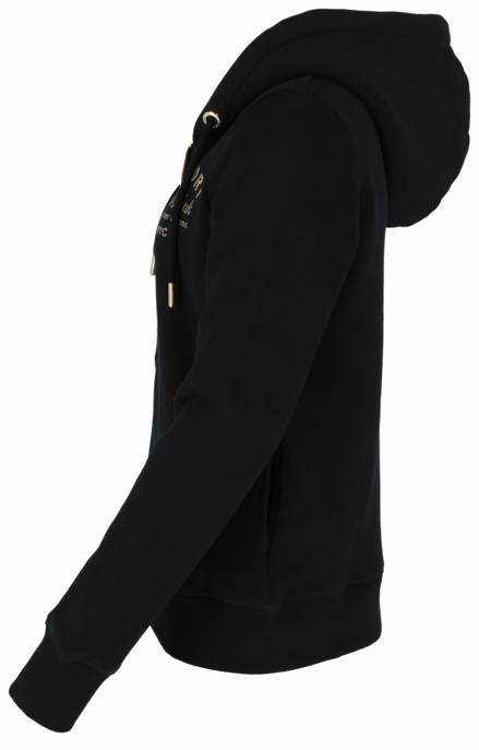 SUPERDRY LUXE METALLIC LOGO ZIPHOOD