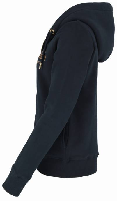 SUPERDRY LUXE METALLIC LOGO ZIPHOOD