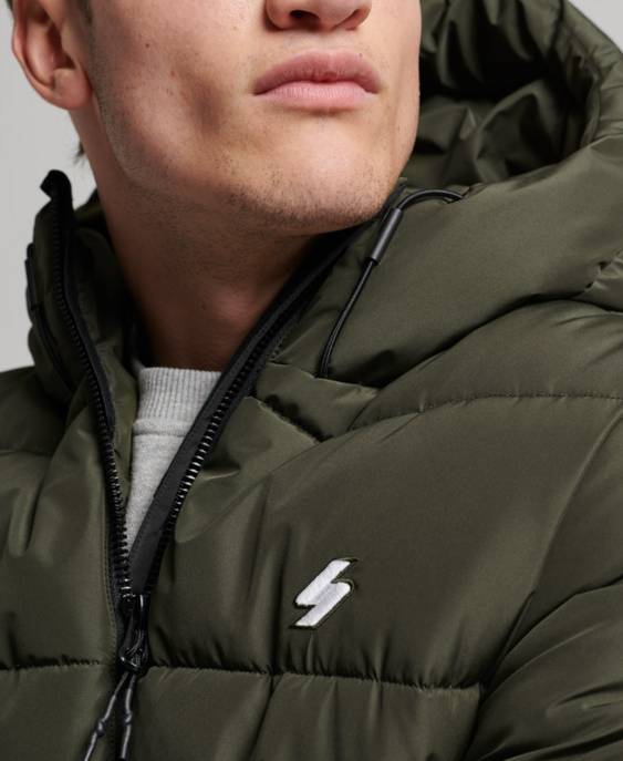SUPERDRY Sports-Steppjacke Mit Kapuze