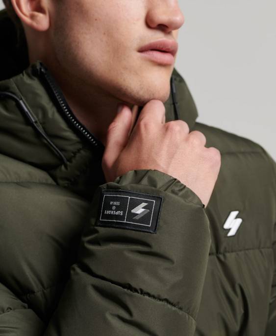 SUPERDRY Sports-Steppjacke Mit Kapuze
