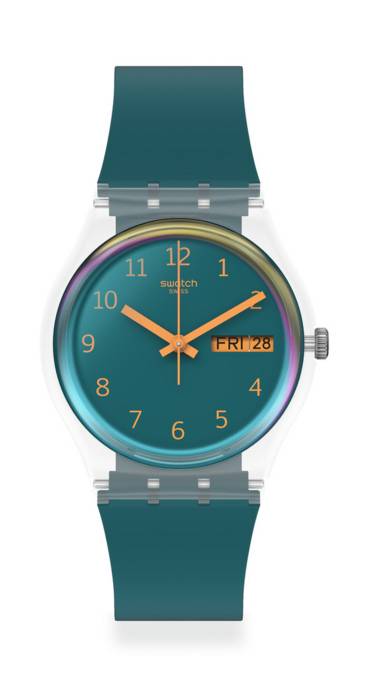 Swatch Uhr "Blue Away"