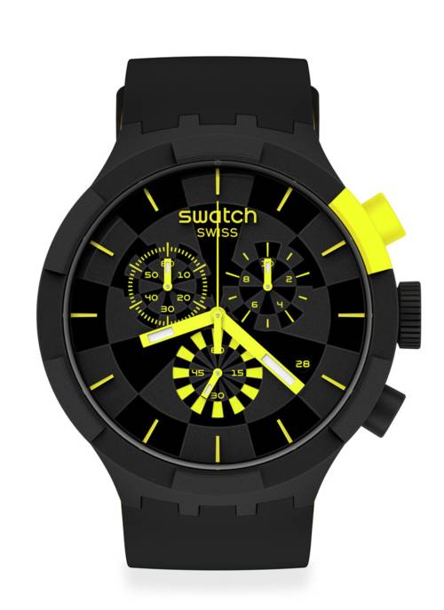 Swatch Uhr "Checkpoint yellow"